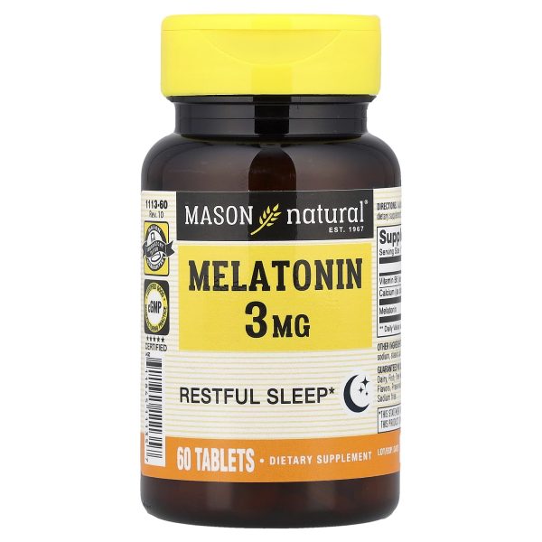 Mason Natural Melatonin 3 mg
