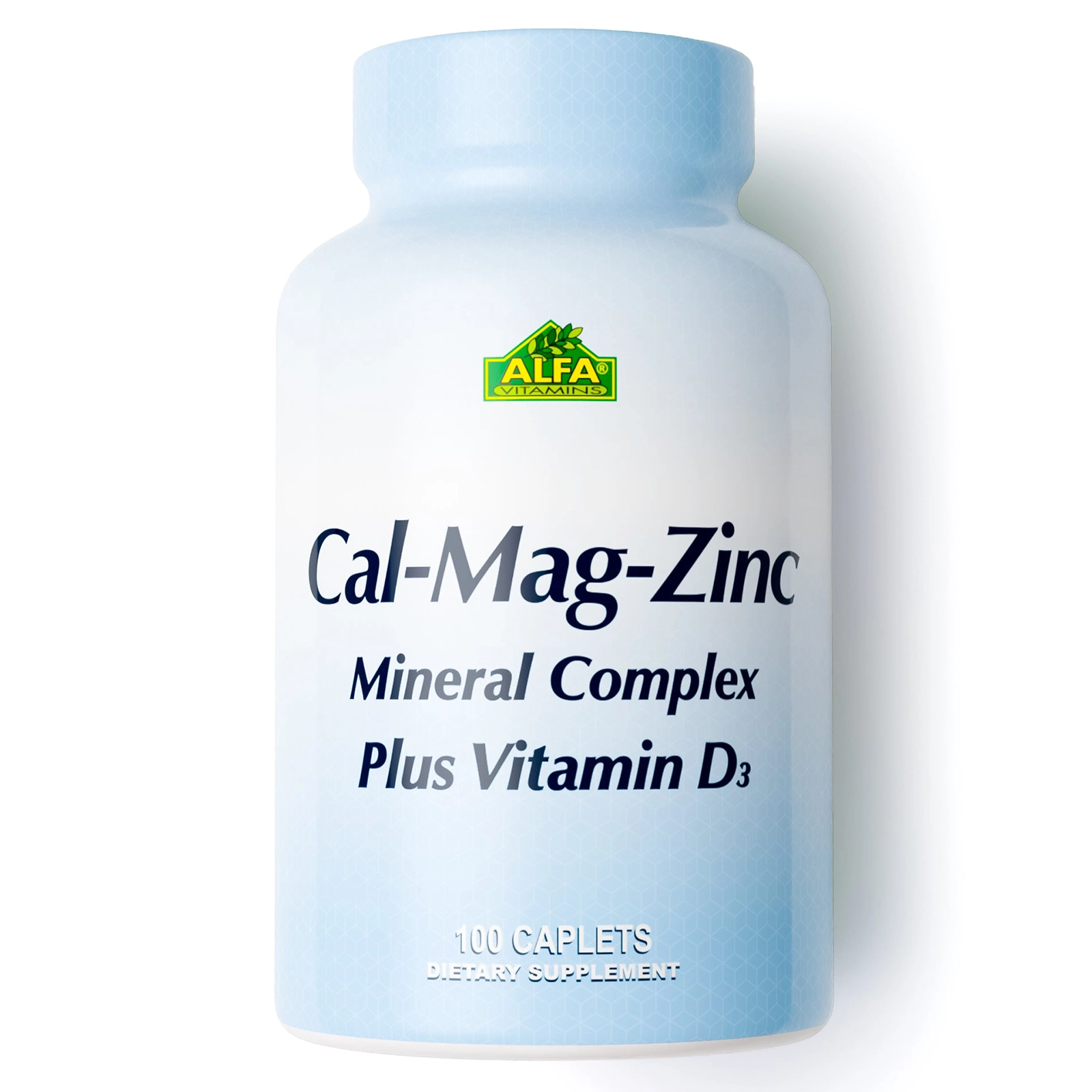 AlfaVitamins Calcium Magnesium Zinc Vitamin D 100 Capsules