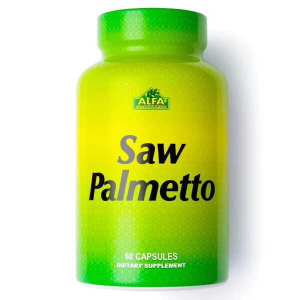 AlfaVitamins Saw Palmetto 60 Capsules.