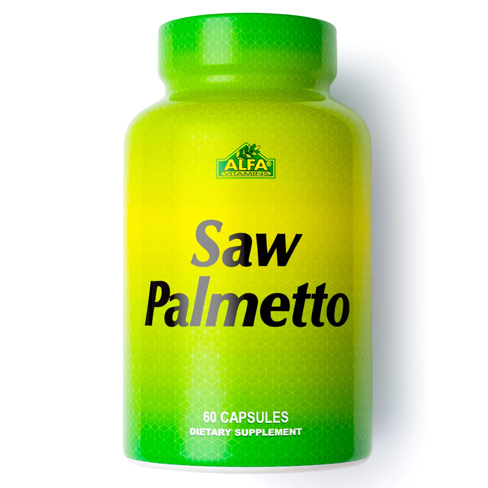 AlfaVitamins Saw Palmetto 60 Capsules.
