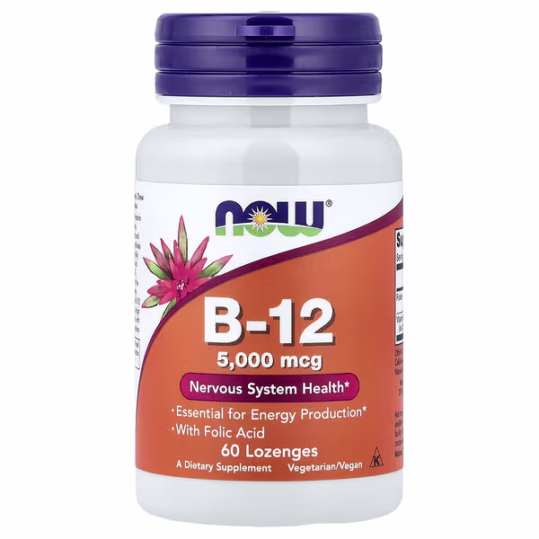 Now Foods B-12 5000 mcg